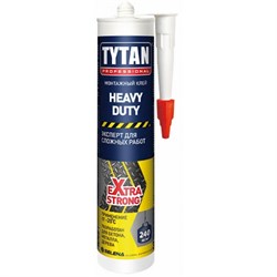 Клей монтажный  TYTAN  Heavy Duty бежевый картридж 310мл (12шт.) - фото 12443