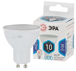 Лампа светодиодная  ЭРА LED smd MR16-10w-840-GU10 4000К - фото 17793