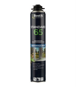 Пена профессиональная BOSTIK Standart 65, летняя (+5) 750мл (12шт) - фото 18824