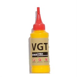 Клей ПВА VGT универсальный 0,1кг флакон с дозатором (24шт) - фото 24078