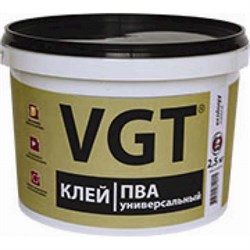 Клей ПВА VGT универсальный 1кг (6шт)