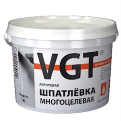 Шпатлевка многоцелевая для нар/вн. работ акр. VGT 1кг (6шт) - фото 24412