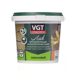 Лак акрил.пропит.с антисеп. ПАЛИСАНДР  VGT 0,9кг/0,8л (6шт)