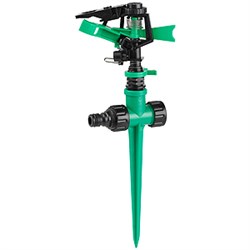 GWRS12-046 GREEN APPLE Разбрызгиватель 360 град, импульсный, вращающийся, пластик(12/48)Под заказ