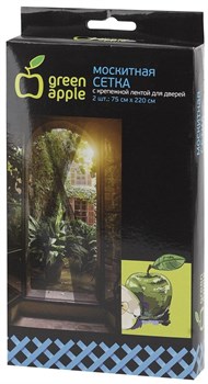 GBN003 GREEN APPLE москитная сетка на дверь 75x220см (2шт)