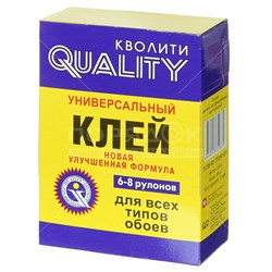 Клей обойный  Quality  универсальный 200г (36шт/уп) коробка - фото 27609