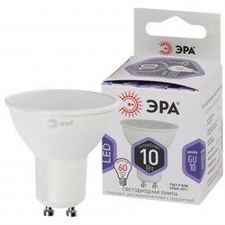 Лампа светодиодная  ЭРА LED smd MR16-10w-860-GU10 6500К - фото 28029