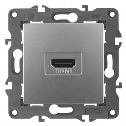 14-3114-03 ЭРА Розетка HDMI, IP20, Эра Elegance, алюминий Под заказ