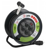 Удлинитель силовой RMx-4es-3x2.5-30m-IP44(KG) на м. катушке c/з 4 гн 30м КГ 3х2.5 ЭРА - фото 29768