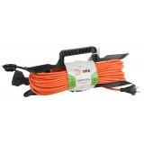 Удлинитель силовой UFx-1-2x1.0-30m-IP44 на рамке б/з 1 гн 30м ПВС 2х1 - фото 30762