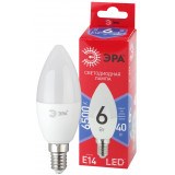 Лампа светодиодная  ЭРА LED smd B35- 6w-865-E14 R 6500К - фото 31021