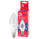 Лампа светодиодная  ЭРА LED smd B35- 8w-865-E14 R 6500К - фото 31023