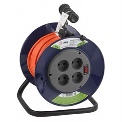 Удлинитель силовой RPx-4s-2x0.75-30m на п. катушке б/з 4 гн 30м ПВС 2х0.75