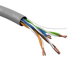 Кабель витая пара U/UTP 4x2x24AWG Cat5e CU PVC 305м SIMPLE ЭРА АРТ. UL-4-PVC - фото 31517