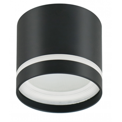 OL9 GX53 BK/WH Подсветка ЭРА Накладной под лампу Gx53, алюминий, цвет черный+белый - фото 31781
