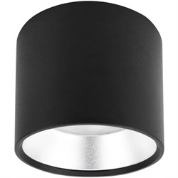 OL8 GX53 BK/SL Подсветка ЭРА Накладной под лампу Gx53, алюминий, цвет черный+серебро - фото 31788