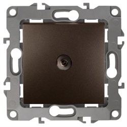 12-3101-13 ЭРА Розетка TV одиночная, Эра12, бронза