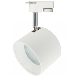 TR15 GX53 WH/SL Светильник трековый  однофазный , белый+серебро ЭРА - фото 32644
