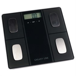 Весы электронные напольные многофункциональные GALAXY LINE GL4854 черные