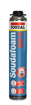 Пена профессиональная SOUDAL МАКСИ70 пистолетная ,летняя (+5) 870 мл (12шт/уп) - фото 35087