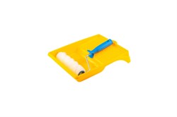 Набор малярный  Для стен -180  ( валик иск.мех 180+ванночка 33х22) АКОР (10шт/уп) - фото 35472