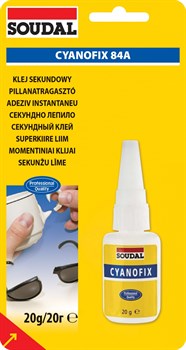 Секундный клей SOUDAL Цианофикс 84 А ЕЕ 20гр