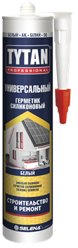 Герметик TYTAN Prof силиконовый универсальный белый 280мл(12шт) - фото 35966