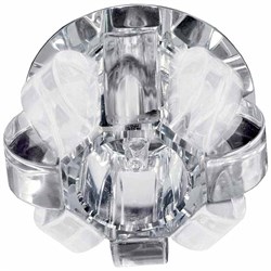 Светильник DK 31 CH/WHMWH ЭРА декор  корона  G9 220V 40W JCD хром/прозрачный/матовый РАСПРОДАЖА - фото 36161