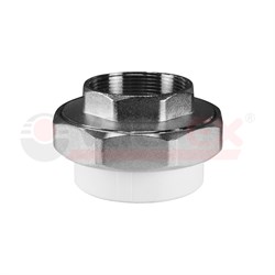Муфта комб.разъём.(американка) с внутренней резьбой 25x1/2  (125/25)  (Valfex) - фото 36191