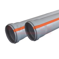 Труба OPTIMA ф110 с раструбом =3 м, вн.канализ.толщ.ст.2.2 (10) VALFEX - фото 36203