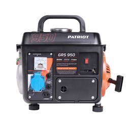 Генератор бензиновый PATRIOT GRS  950(0.8квт 1х230-16А  2л.с. 2х-так. алюм.обм.) - фото 36285
