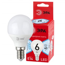 Лампа светодиодная  ЭРА LED smd P45- 6w-840-E14 R 4000К - фото 36322