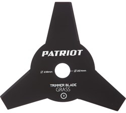 Нож PATRIOT TBS-3 Promo, D=230*25,4 мм, 3 - лопасти