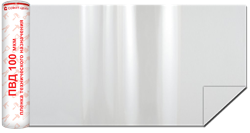 Пленка п/э техническая 1 сорт 2х1500(3м), 3/100мкм-100м  SOFIT