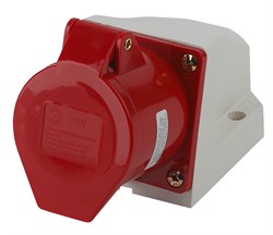 Розетка ЭРА R(OUT)-32-3P-PE-IP44 стационарная наружная 124 3Р+РЕ 32А 380В IP44 Под заказ - фото 37253