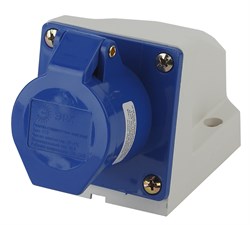 Розетка ЭРА R(OUT)-16-2P-PE-IP44 стационарная наружная 113 2Р+РЕ 16А 220В IP44 Под заказ - фото 37255