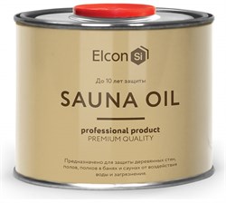 Масло ELCON Sauna Oil для защиты полка  0,5л - фото 37555