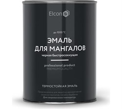 Эмаль термостойкая ELCON Max Thernдля мангалов черная 1000С (0,8кг)(12шт/уп) - фото 37711