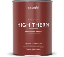 Лак ELCON термостойкий HIGH THERM 1кг/1л (уп 12) - фото 37784