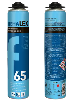 Пена профессиональная LEX 65,всесезонная (-10) 750мл (12шт) - фото 37832
