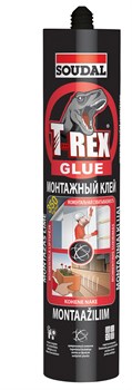 Клей монтажный SOUDAL T-REX EXTRA GRIP, акрил, момен.схватываемость, белый,290 мл/380гр (12шт/уп) - фото 38468