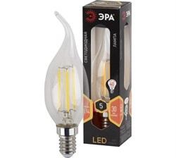 Лампа светодиодная  ЭРА F-LED BXS-5w-827-E14 - фото 38604