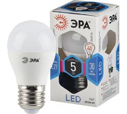 Лампа светодиодная  ЭРА LED smd P45- 5w-840-E27 4000К - фото 38607