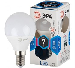Лампа светодиодная  ЭРА LED smd P45- 7w-840-E14 4000К - фото 38608