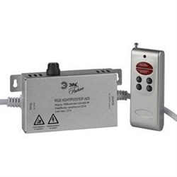 Контроллер для ленты на 220V ЭРА RGBcontroller-220-A05-RF, радиопульт (мощ 550вт) - фото 38615