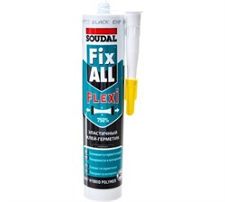 Клей-герметик SOUDAL Fix ALL FLEXI универсальный черный 290 мл (12шт/уп)