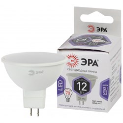 Лампа светодиодная  ЭРА LED smd MR16-12w-860-GU5.3 6000К - фото 39571