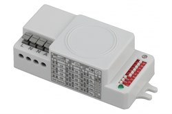 Датчик движения MD 204 ЭРА микроволновый белый 500ВТ 360 гр 8М IP20 - фото 39583