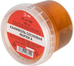Канифоль сосновая марки А, банка 100 гр ЭРА PL-A-100 - фото 39938