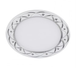 Светильник KL LED12-6 SL ЭРА светодиодный круглый LED - фото 40438